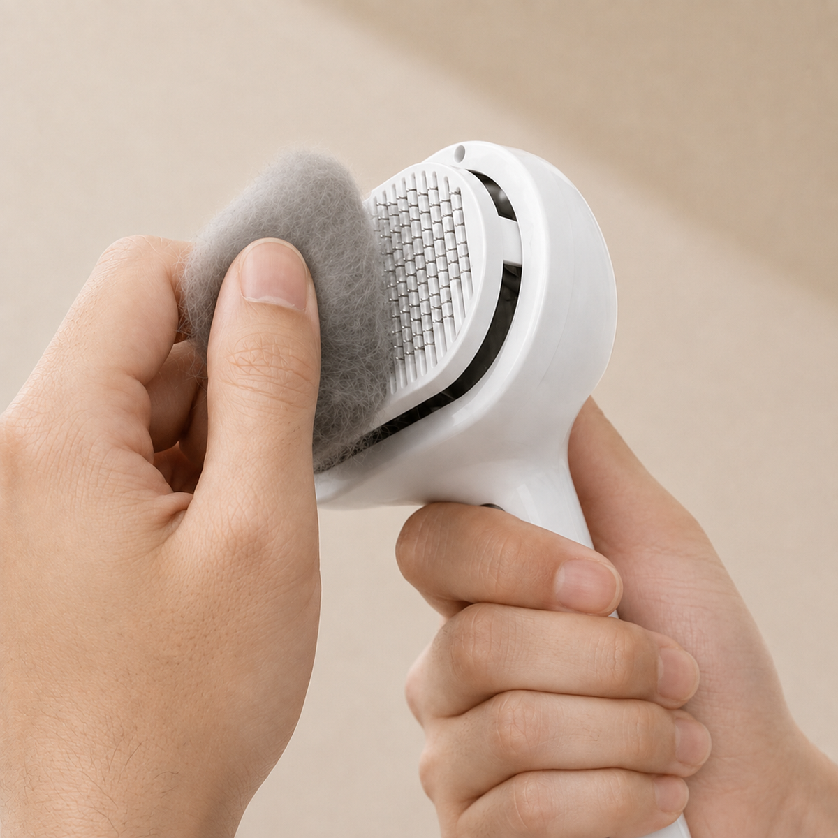 CuraManto™ — Spazzola 3 in 1 con Nebulizzatore